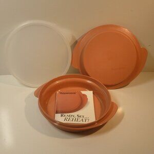 Vintage Tupperware Dusty Rose Microwave Reheatable set